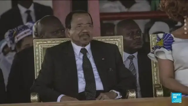 'Video thumbnail for Cameroon’s Paul Biya re-elected for 8th term amid protests'