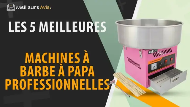 Video thumbnail for ⭐️ MEILLEURE MACHINE À BARBE À PAPA PROFESSIONNELLE - Comparatif 2024