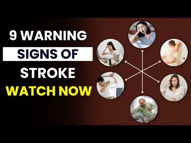 'Video thumbnail for 9 Stroke Warning Signs Most People Ignore Weeks Before It Happens | 9 Big Warning Signs of Stroke'