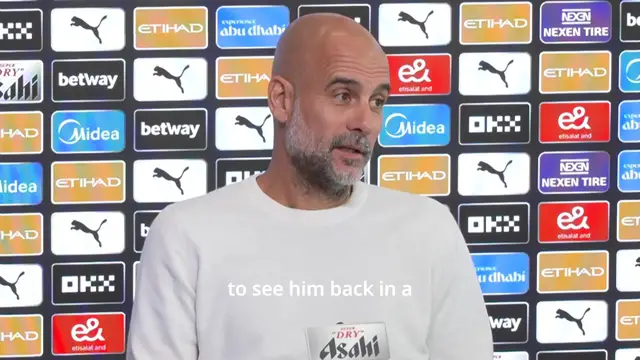 'Video thumbnail for 'One of the greatest fullbacks ever' - Guardiola on Walker ahead of return to Man City'