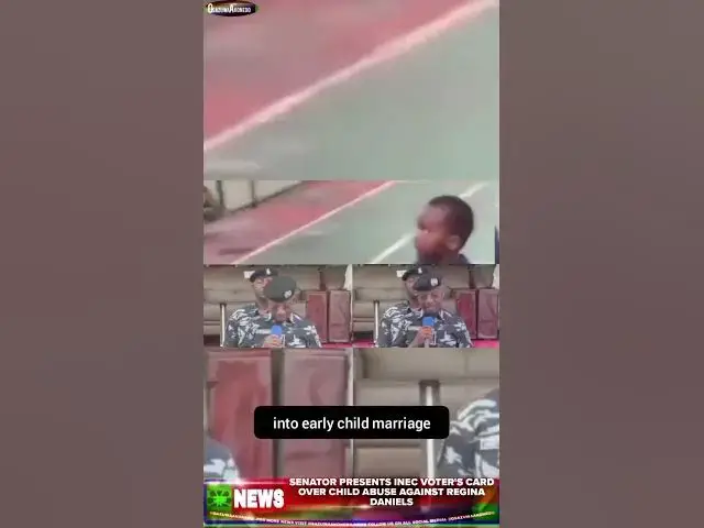 Video thumbnail for Senator Presents INEC Voter's Card Over Child Abuse Against Regina Daniels