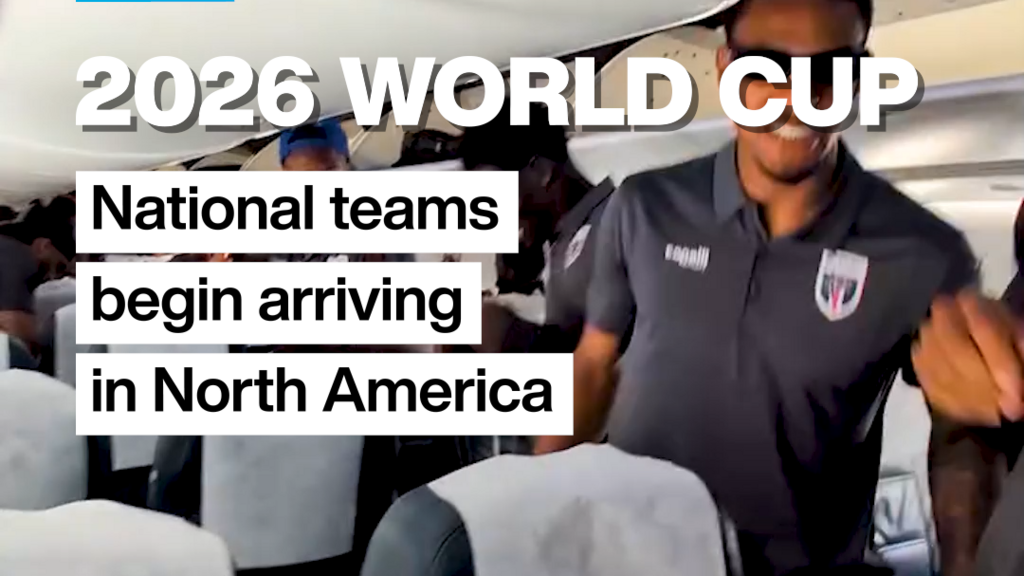 Video thumbnail for 2026 World Cup: National teams begin to arrive in North America
