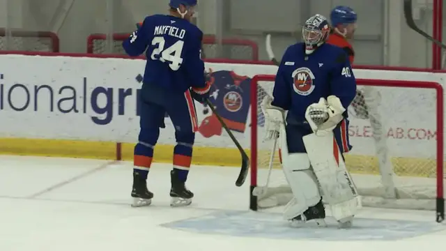 Video thumbnail for Islanders open training camp in East Meadow