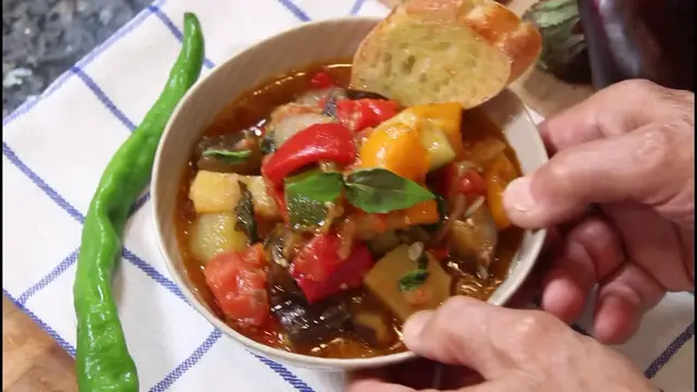 'Video thumbnail for Ciambotta – Rustic Italian Vegetable Stew Made with Fresh Garden Veggies 🌿🍅🥔'