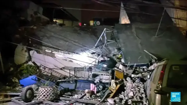 Video thumbnail for At least 69 people killed in a powerful earthquake that hit the Philippines