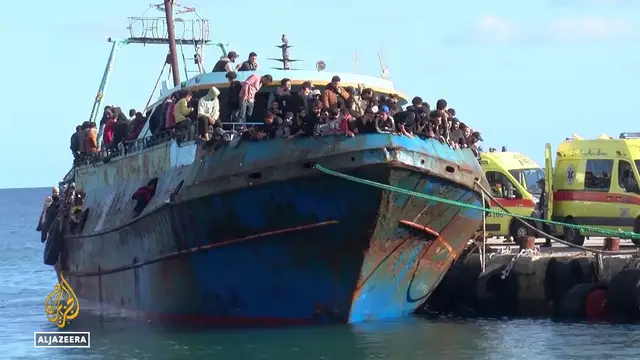 'Video thumbnail for Greece migration: Authorities push against new asylum route from Libya'