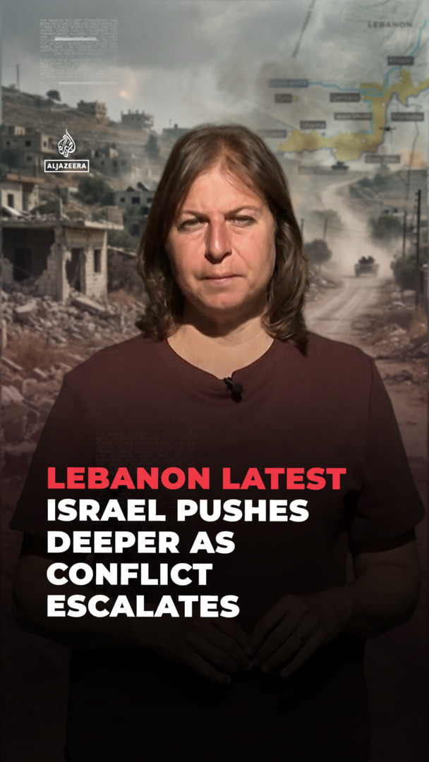 Video thumbnail for Lebanon Latest: Israel pushes deeper as conflict escalates