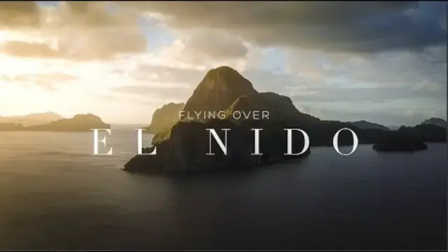 'Video thumbnail for FLYING OVER EL NIDO (4K Aerial Film)'