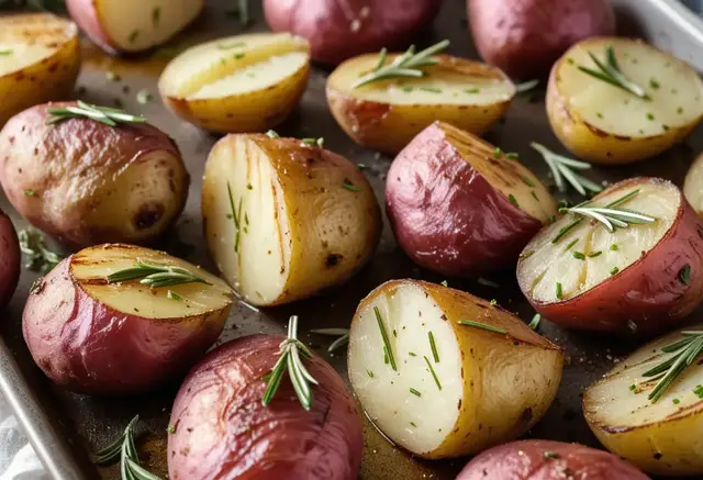 Video thumbnail for Roasted Red Potatoes Recipe