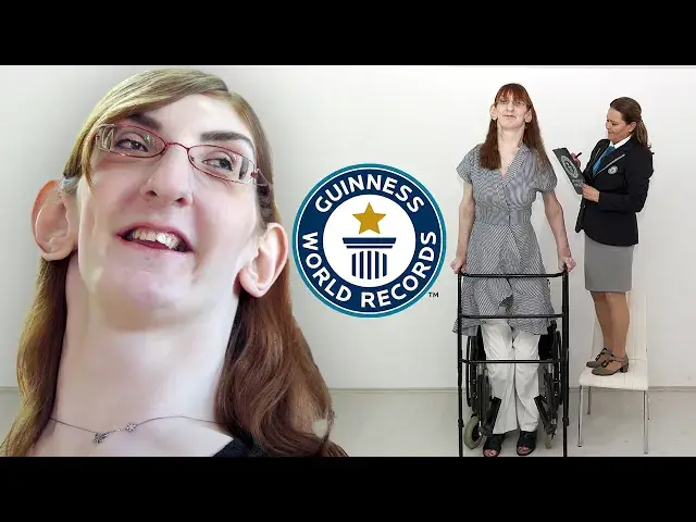 Video thumbnail for World's longest baby becomes world's tallest woman!