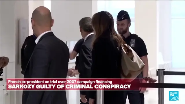 'Video thumbnail for Former French president Nicolas Sarkozy has been sentenced to five years in prison'