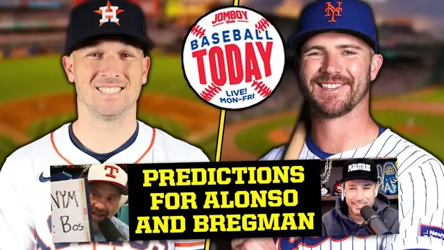Video thumbnail for Predicting which MLB team Pete Alonso and Alex Bregman will sign with | Baseball Today