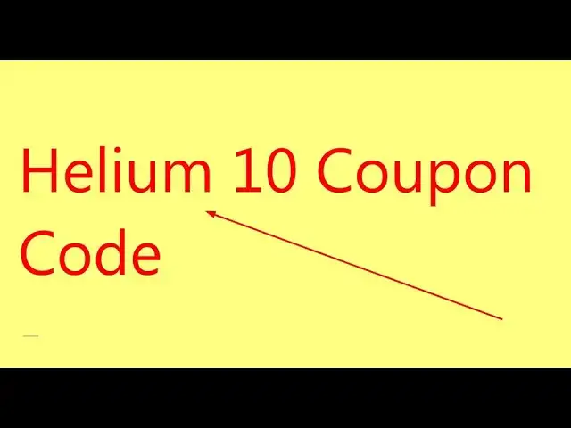 Video thumbnail for Helium 10 Coupon Code 🚀  Best Helium 10 Deals 2024