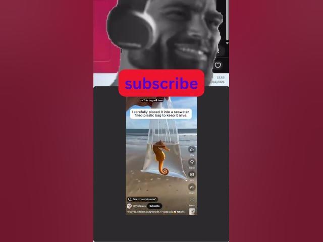Video thumbnail for what is this man doing to this seahorse #clip #clips