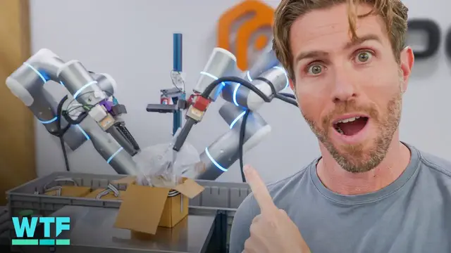 Video thumbnail for Inside the Robot Lab Training Robots With Internet Video