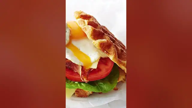'Video thumbnail for How to Make a Waffle Burger?#shorts #shortsvideo'