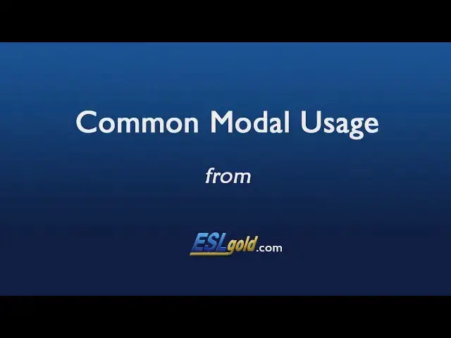 Video thumbnail for ESLgold.com Common Modal Usage Video