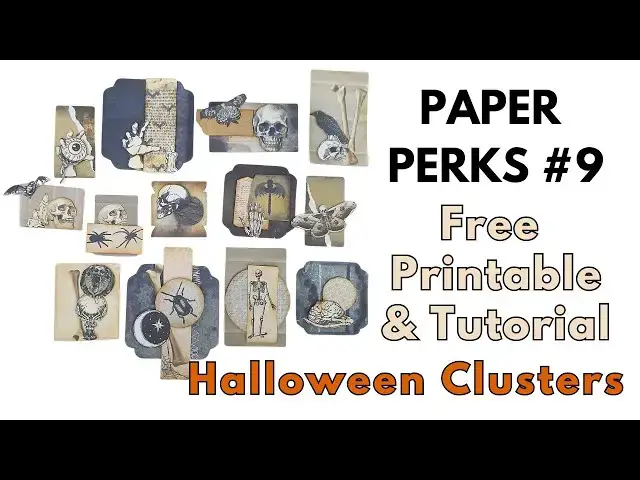 Video thumbnail for Paper Perks #9 - Halloween Clusters