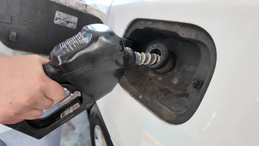 Video thumbnail for 'It keeps going up.' Drivers react as gas prices surge over 30 cents in last week