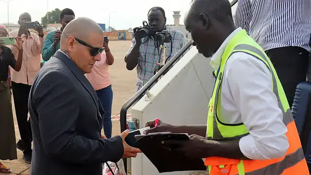 'Video thumbnail for South Sudan repatriates Mexican man deported from US in July'