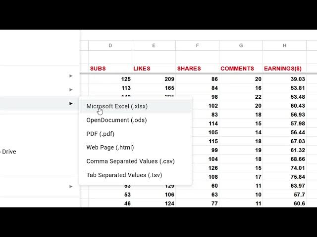 Video thumbnail for How To Download Google SpreadSheet On Computer