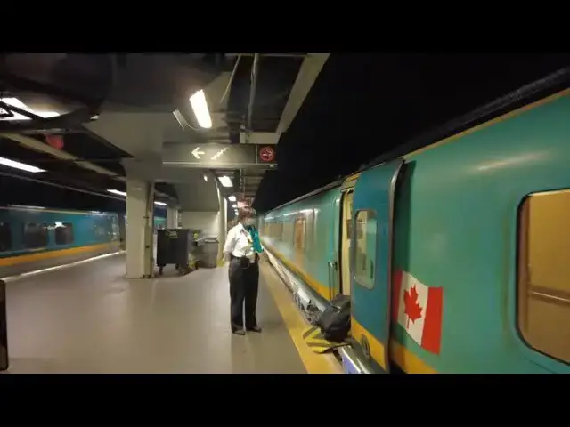 Video thumbnail for Montreal to Quebec City Via Rail Train