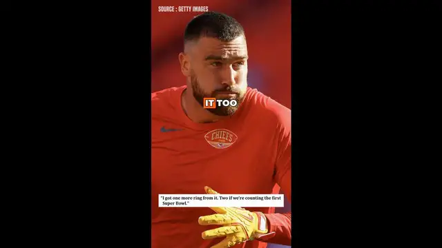 'Video thumbnail for Travis Kelce Gushs About Engagement to Taylor Swift Before Brazil Opener'