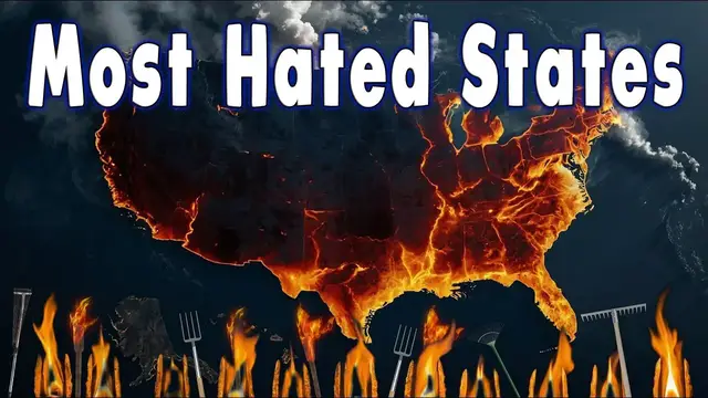 Video thumbnail for Top 10 Most Hated States in America