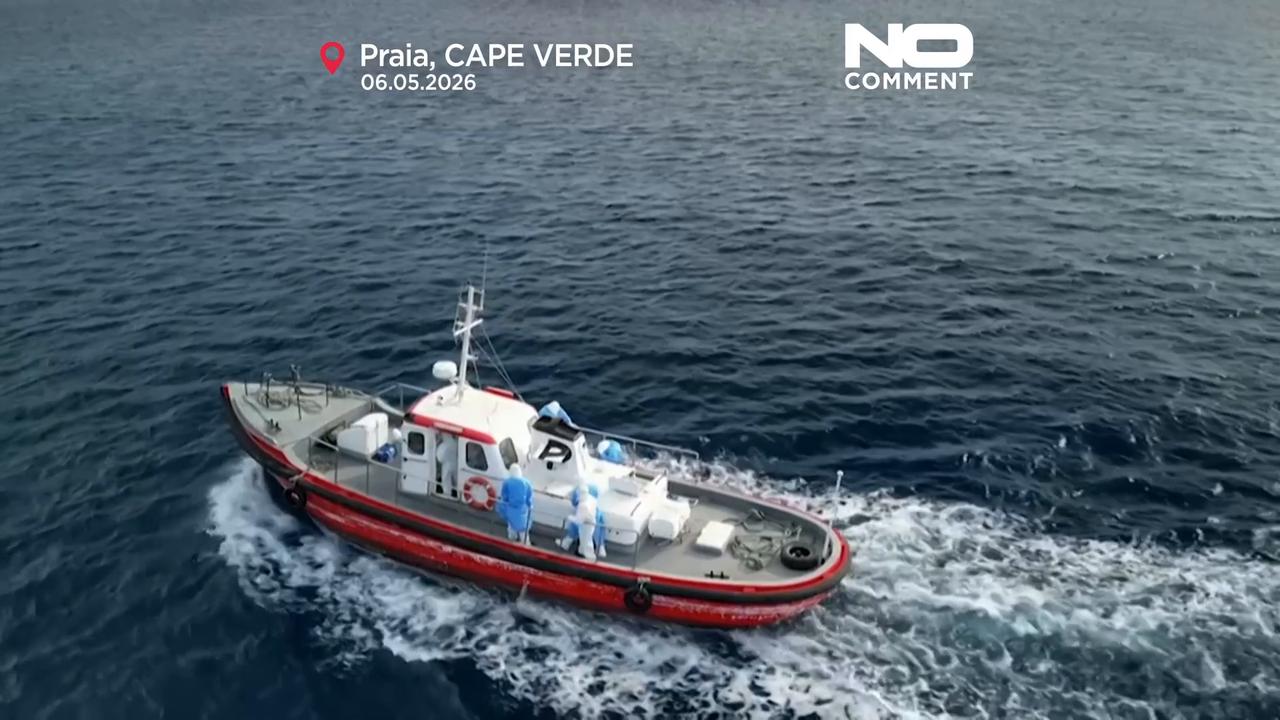 Video thumbnail for Cape Verde: three evacuated from MV Hondius over suspected hantavirus