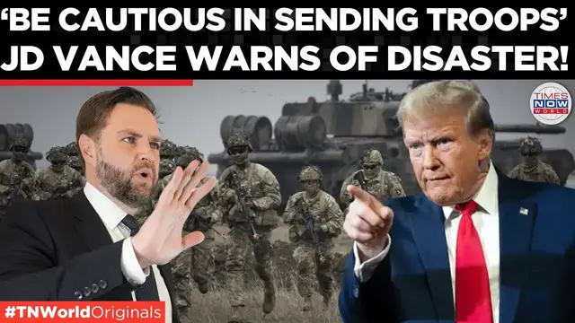 Video thumbnail for JD Vance exposes the deadly cost of careless war decisions! | Times Now World