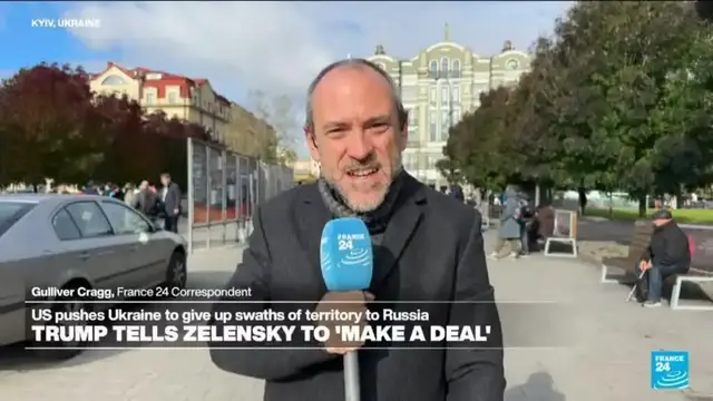 'Video thumbnail for Ukrainians in Donbas want peace as Trump urges deal with Russia'