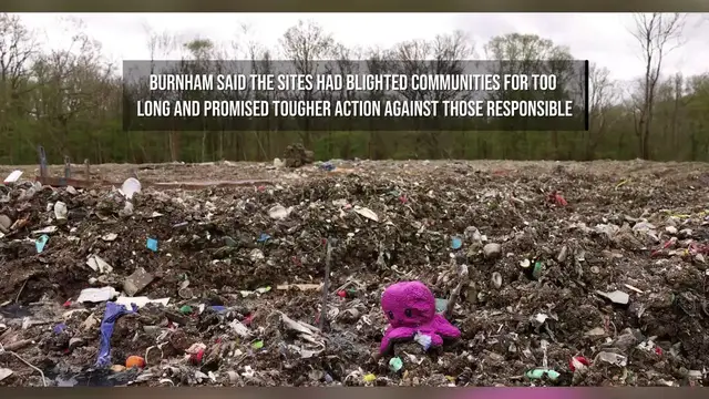 Video thumbnail for Burnham Announces Crackdown On Illegal Waste Dumps.