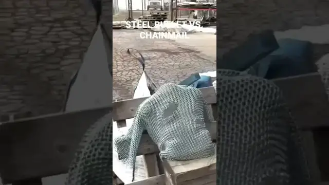 'Video thumbnail for Steel Bullet vs. Chainmail: Impact Test'