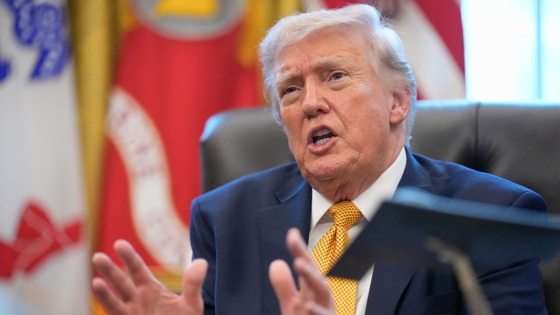 Video thumbnail for Trump says Hormuz Strait help ‘on the way’ as allies reject military action