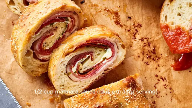 Video thumbnail for Homemade Stromboli Recipe