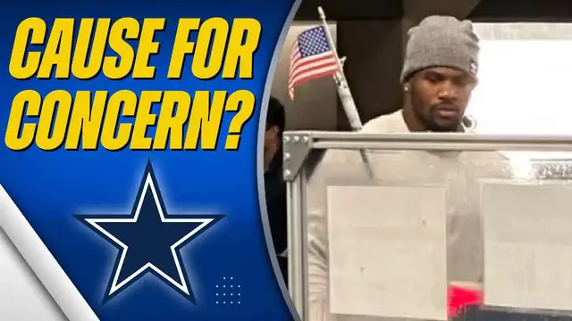 'Video thumbnail for a to z sports dallas: micah parsons spotted leaving dallas: concerns arise about back injury'