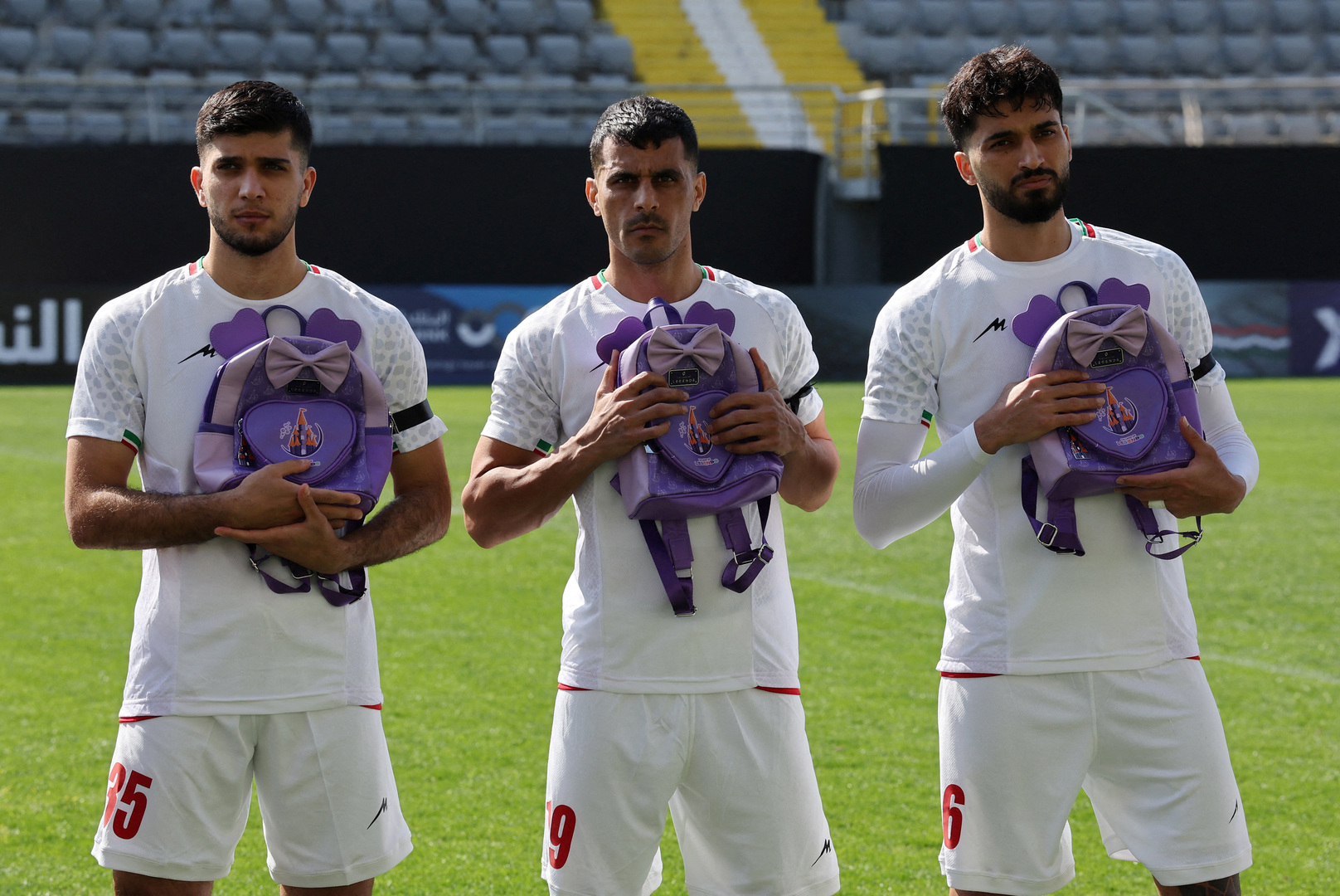 Video thumbnail for Iran’s football team honours children killed in Minab school airstrike