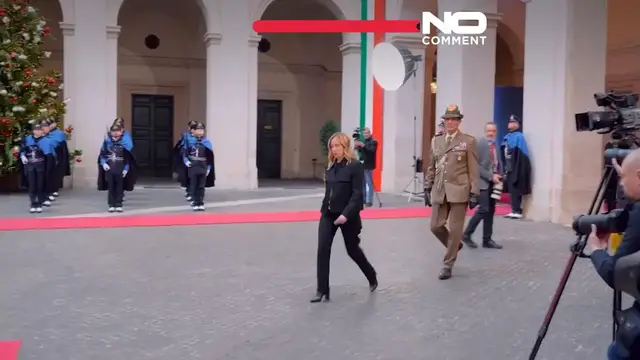 Video thumbnail for Zelenskyy meets Pope Leo XIV and PM Meloni in Italy visit