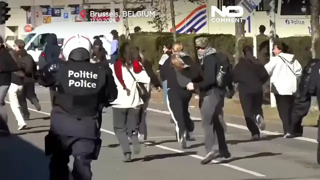Video thumbnail for Belgium: 9 minors arrested as clashes erupt near Brussels-Midi