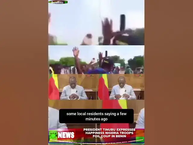 Video thumbnail for President Tinubu Expresses Happiness Nigeria Troops Foil Coup In Benin