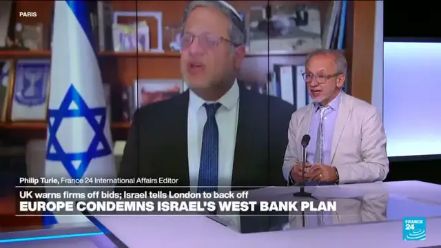 Video thumbnail for Key European leaders demand Israel halt West Bank settlement project