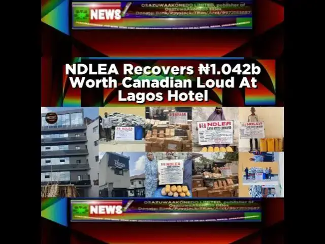 Video thumbnail for NDLEA Recovers ₦1.042b Worth Canadian Loud At Lagos Hotel