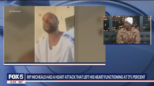 'Video thumbnail for Rip Michaels talks surviving heart failure, needing transplant, new comedy special'