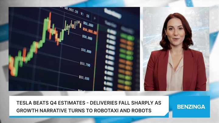 Video thumbnail for Tesla Q4 Earnings Beat