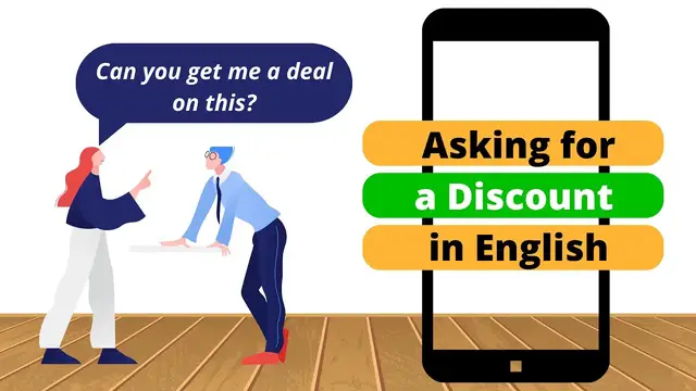 Video thumbnail for Asking for a Discount in English || ESL Conversation Practice || ESL Advice