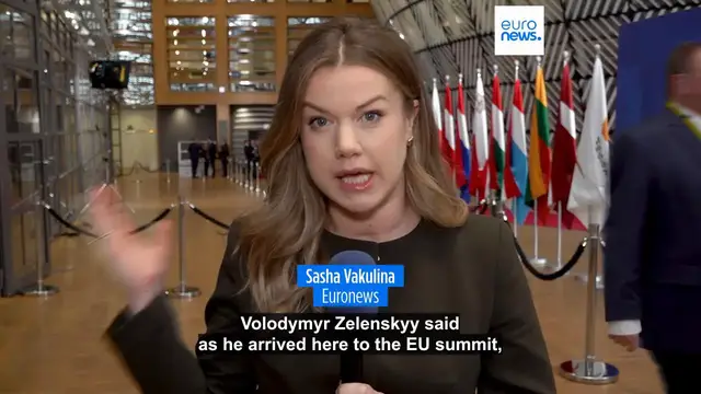 'Video thumbnail for Ukraine will not cede any of its territory, Zelenskyy tells Euronews'