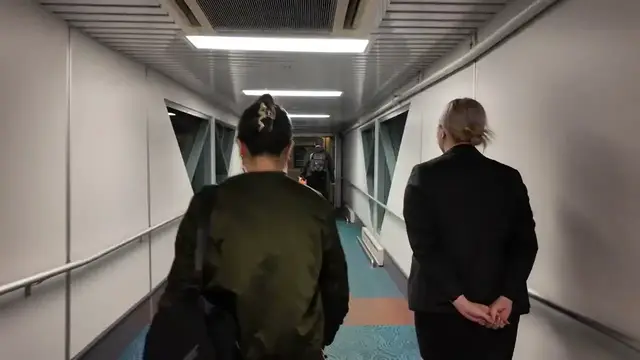 Video thumbnail for Vancouver Airport Arrival Connection Flight on Air Canada Business Class