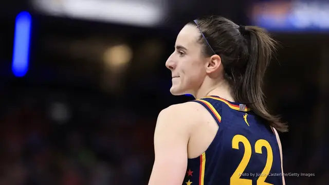 'Video thumbnail for Caitlin Clark backs up Napheesa Collier’s comments about WNBA leadership'