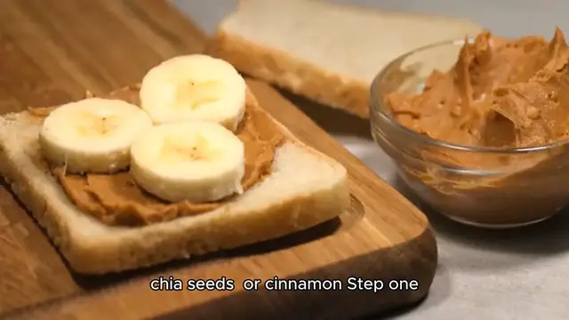 'Video thumbnail for Peanut butter toast with banana recipe '