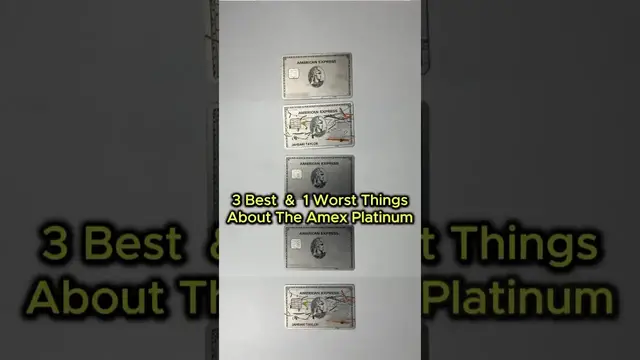 'Video thumbnail for 3 Thing I Love & 1 I Hate with the Amex Platinum Card - American Express - Disclosure in Description'